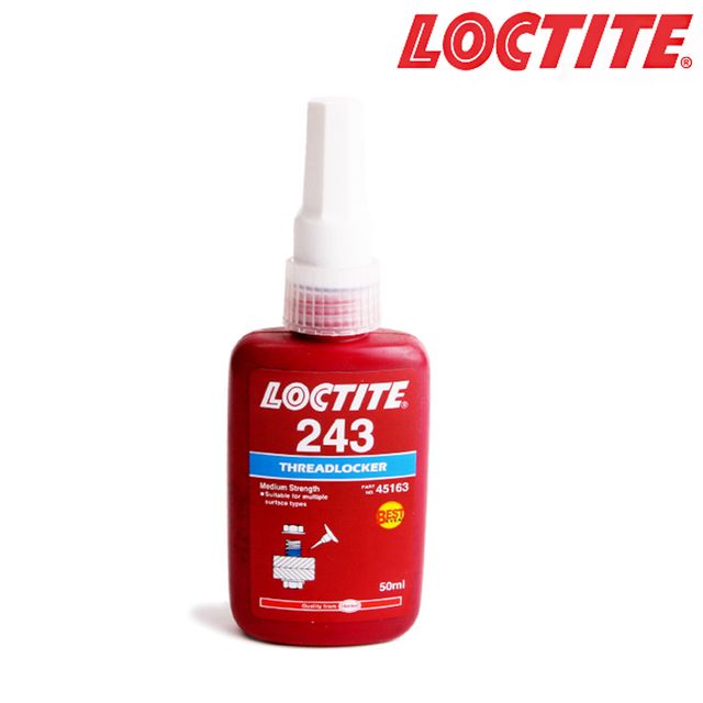 LOCTITE 243 중강도 나사고정제 50ml - 내열·내진동 나사풀림 방지