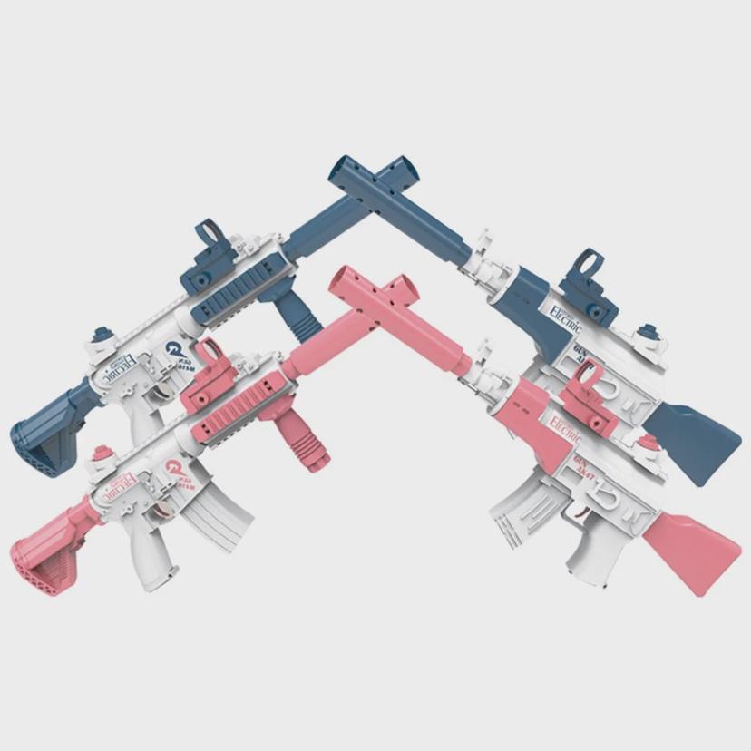 전동 파워 워터밤 물총 M416 AK47 충전식 물놀이