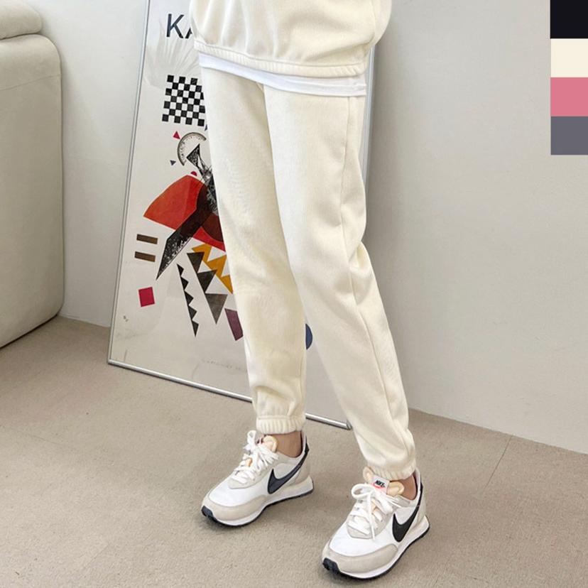 여성 기모 코듀로이 조거팬츠 GBB CB808 겨울 바지