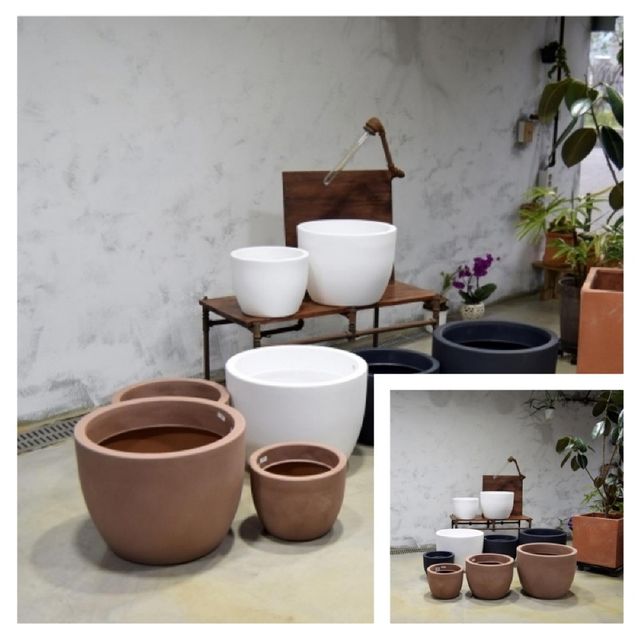 이탈리아 단지형 PE 대형화분 R3850.50x37cm 가벼운화분 이태리화분 야외화분 실외화분