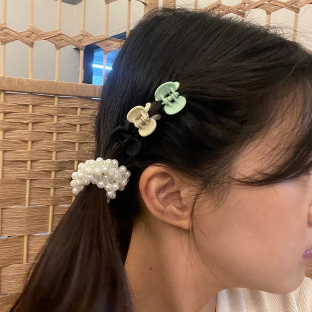 P1 올림머리 반묶음 미니집게핀 컬러믹스 10P