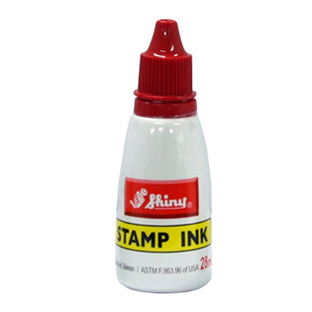 샤이니리필잉크 불변잉크 28cc (적색)