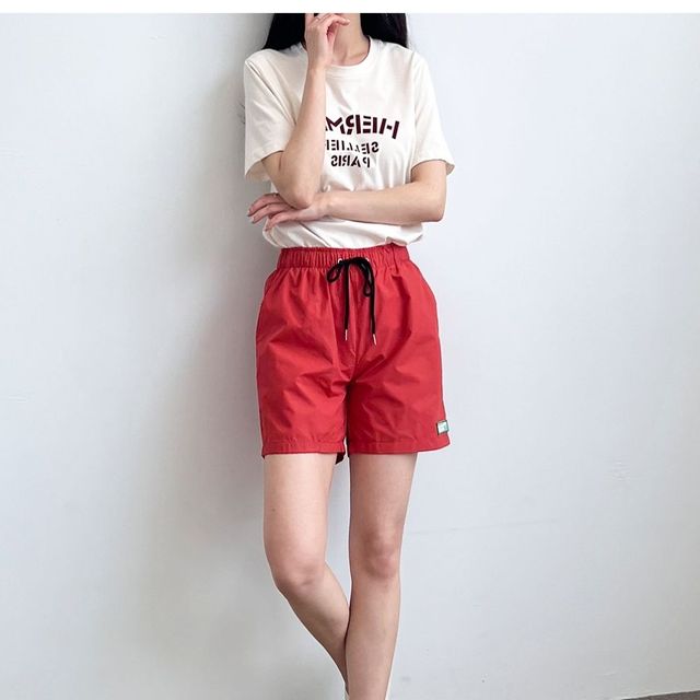바지 비치 여성 필수품 반바지 바다 휴양지 여름휴가