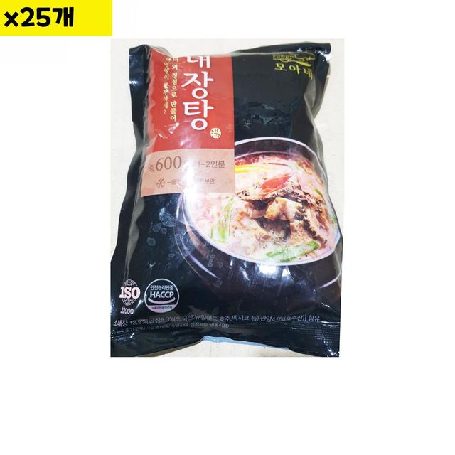 모아네 내장탕 600g x25개 대용량 냉동 간편식