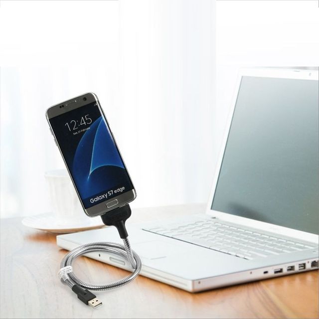 안드로이드 자바라 케이블 Micro 5Pin Flexible 60cm