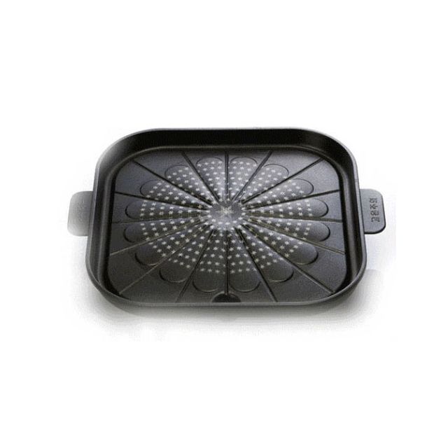 다이아몬드 사각 불판 31X27 - 삼겹살 멀티 구이 로스팬