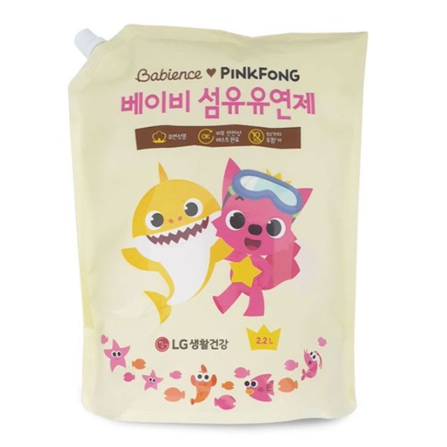 베비언스 핑크퐁 베이비 섬유유연제 - 유아 전용 세제