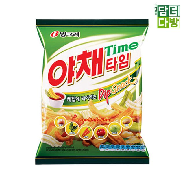 빙그레 야채타임 70g 12개입, 바삭한 야채 스낵 간식