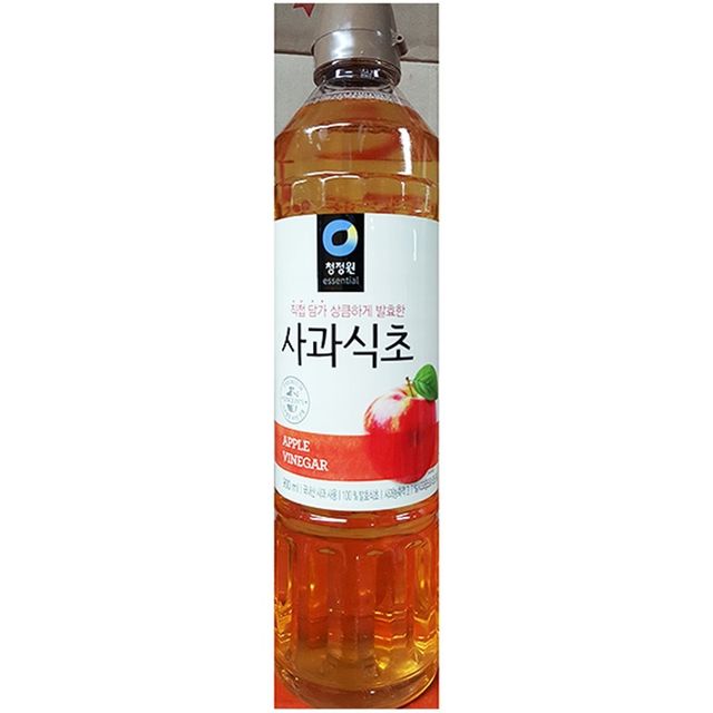 청정원 사과식초 대상 0.9L 업소용 주방 재료