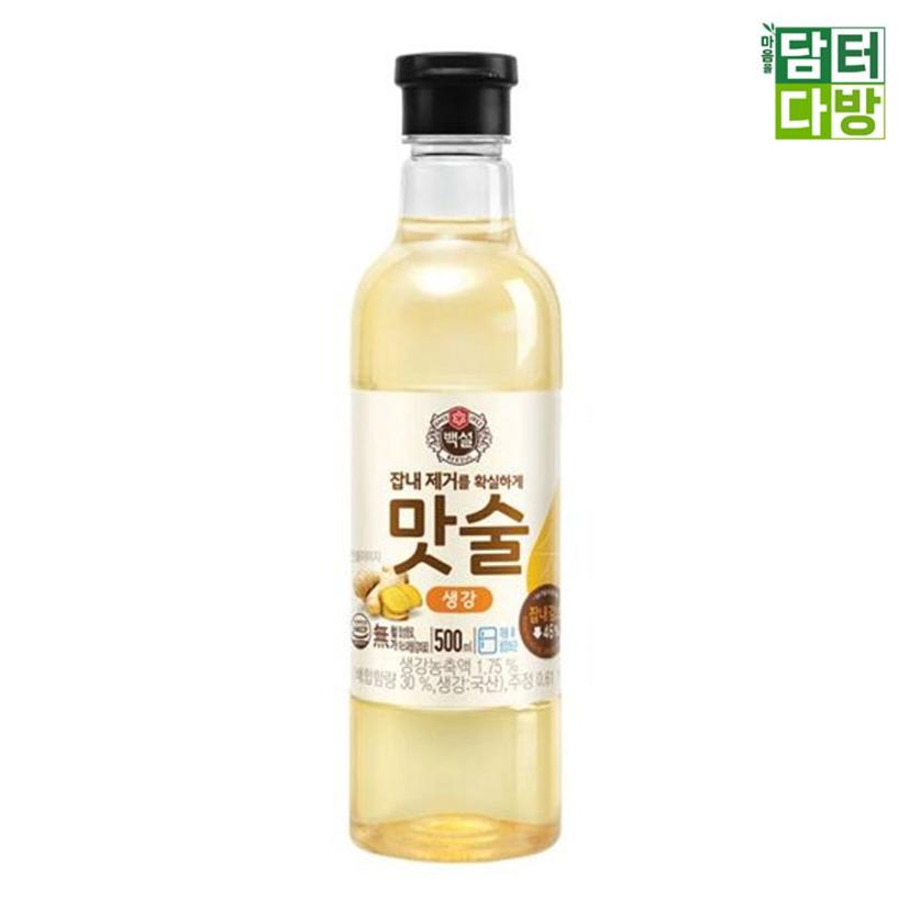 백설 맛술 생강 500ml 5개 세트 요리용