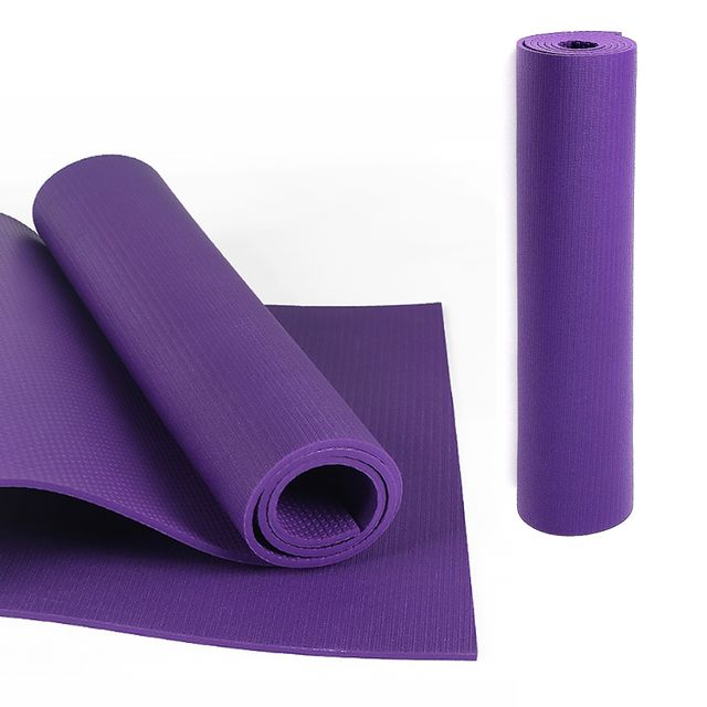 힐링데이 PVC 요가매트 퍼플 필라테스 홈트레이닝 매트