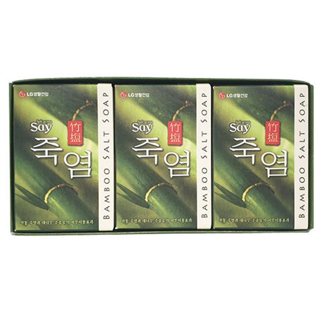 쿨샵 대나무 추출물 죽염 대나무 비누 3P세트