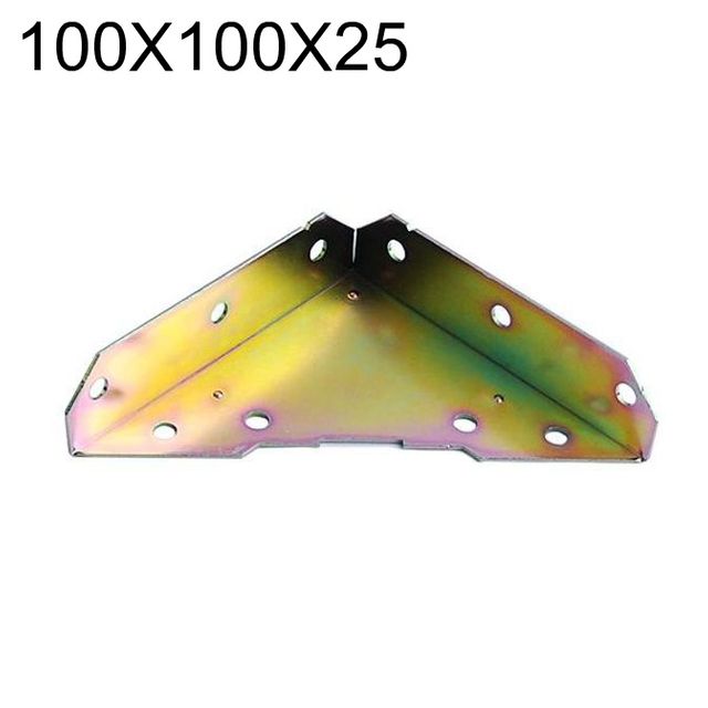 삼면입체브라켓 100X100X25 천연색 - 정밀 각도 조절 가능한 경첩 부품