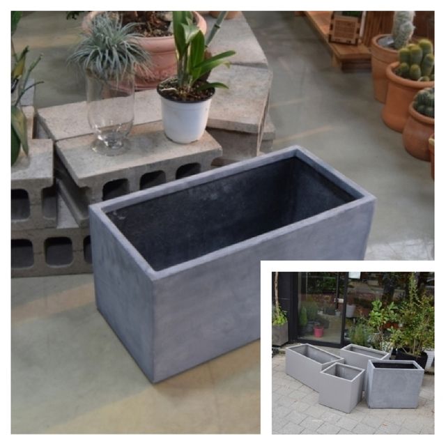 초대형화분 옆이넓은 직사각 D80 80x40x40cm 플랜터 도로화분 외부용화분 카페화분