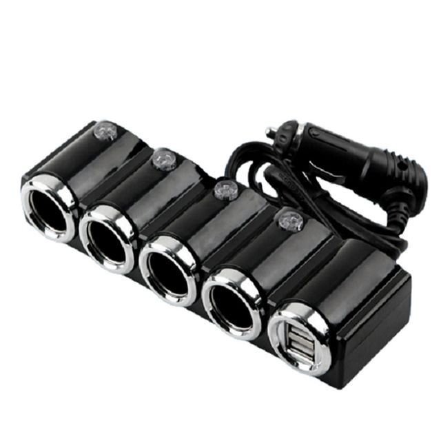 차량용 시가잭 소켓 4구 USB 2P 시거잭 충전기