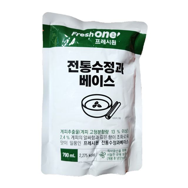 프레시원 수정과 베이스 790ml 전통 음료 원액