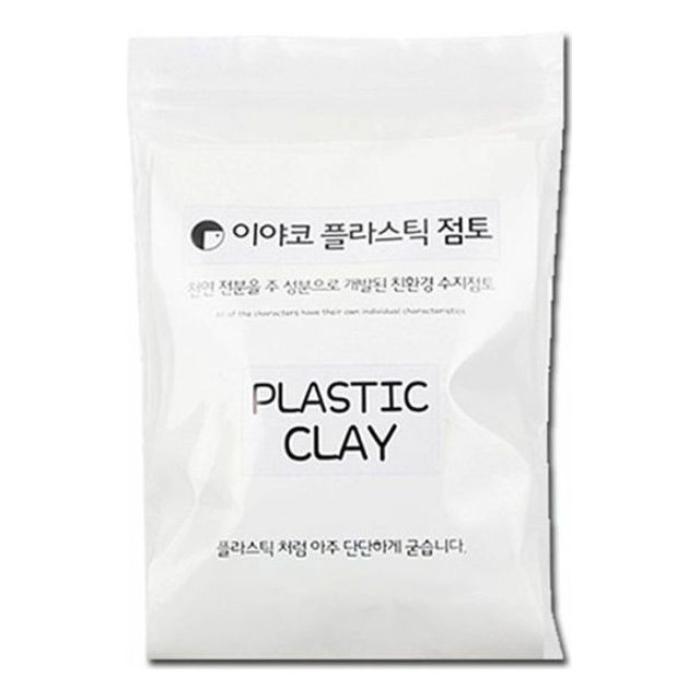 이야코 수지 점토 플라스틱 200g 반투명 만들기 재료