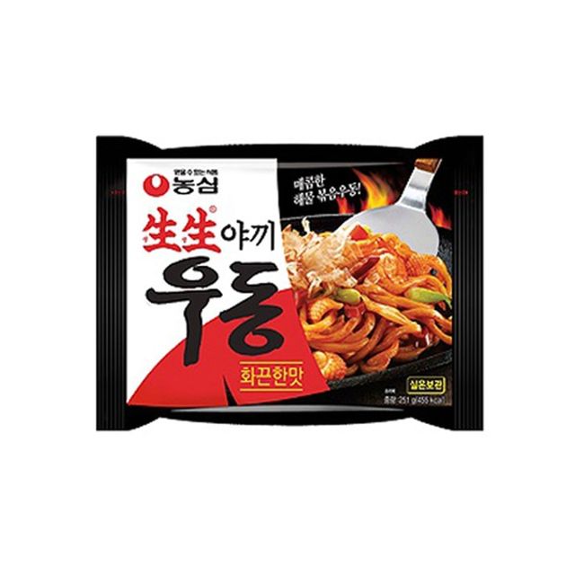 농심 생생 야끼우동 화끈한맛 10봉 매콤 볶음면