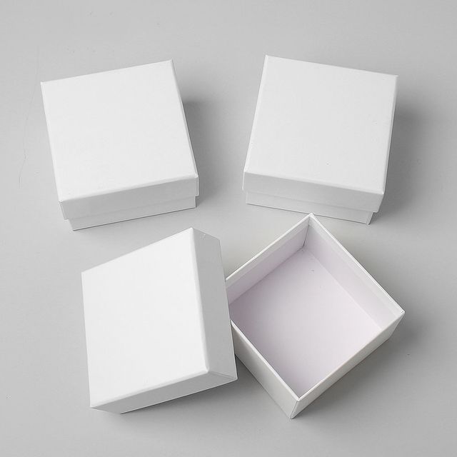 이시아르 화이트 선물상자 10cmx10cmx6cm 3개세트 - 깔끔한 포장