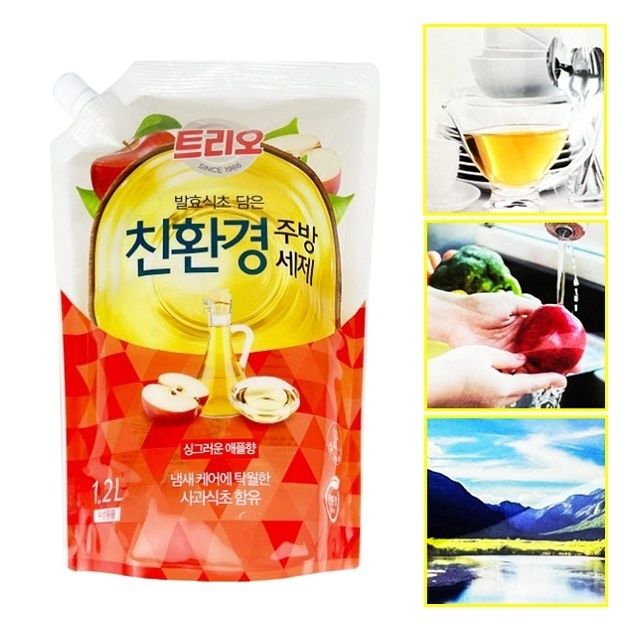 발효식초 주방세제 사과향 1.2L 설거지 과일세척