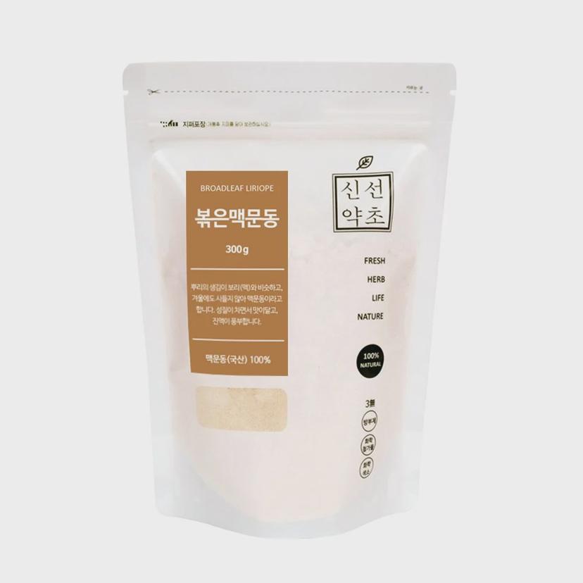 국산 볶은 맥문동 분말 300g - 영양 가득 건강 가루