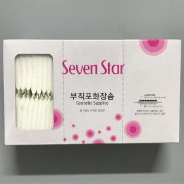 80p 세븐스타 부직포 면화장솜 - 부드럽고 위생적인 화장솜