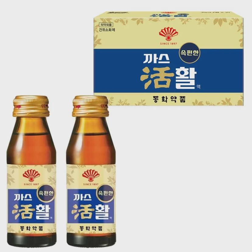 동화 까스활 75ml x 30병 - 대용량 소화 보조 음료