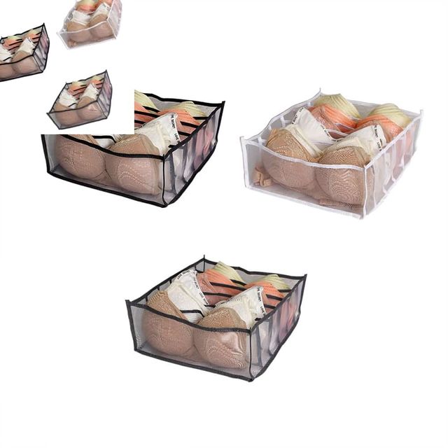 메쉬 브래지어 속옷 서랍 칸칸 수납 정리함 6칸 정리 정리함칸막이 칸막이정리함 서랍장칸막이 서랍장파티