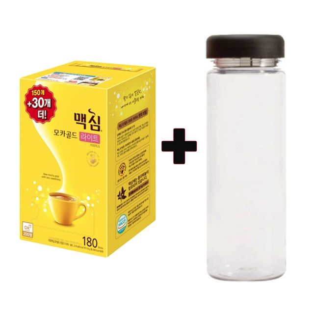 모카골드라이트 커피믹스 워터보틀 세트 2박스