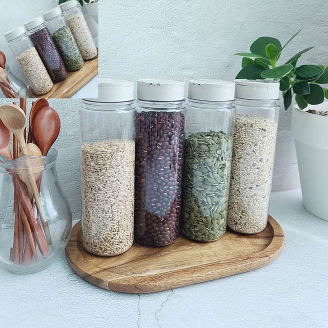3구 조미료통 650ml 소금통 설탕통 가루통 고춧가루통