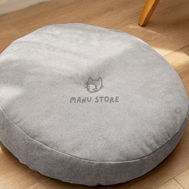 좌식방석 손님방석 원형 쿠션방석 47cm 그레이