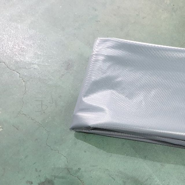 방염 PVC 타포린 시트 진회색 5mx5m 정사각형 규격