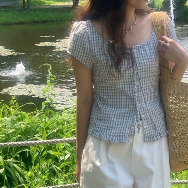 봄 여성 셔츠 쉬폰 블라우스, 루즈핏 모임 데이트 남방