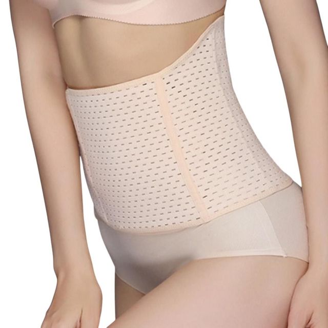 슬림라인 뱃살 복대 베이지 색상 허리 보정 속옷