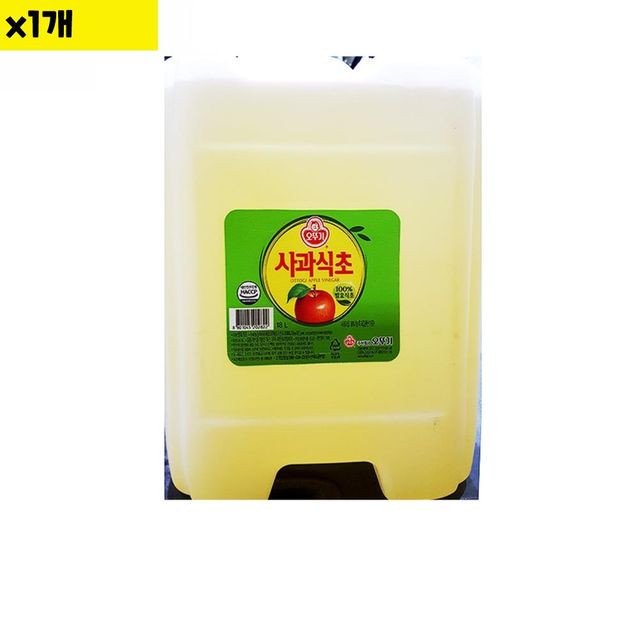 오뚜기 사과식초 18L 식자재 도매용 1개