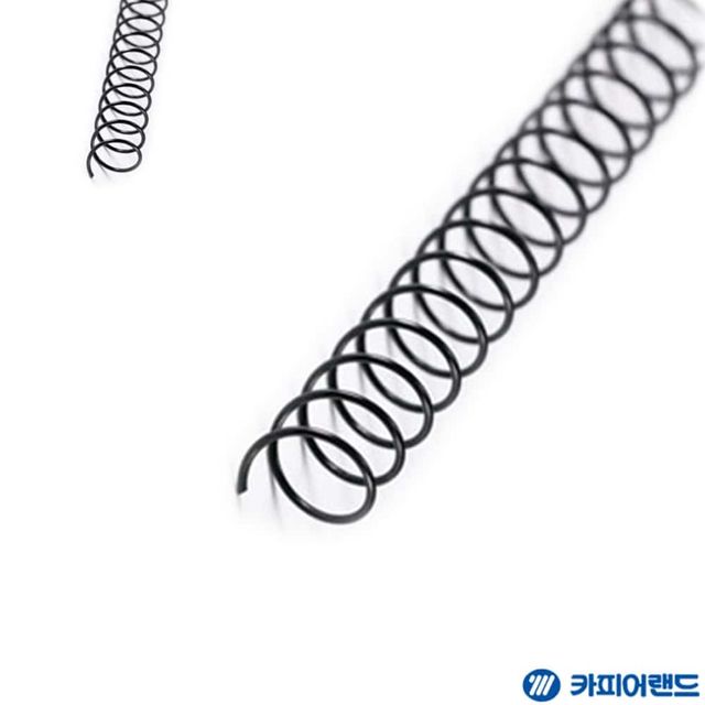 제본용 3대1 스틸 코일링 30mm 2Kg 검정 제본링 스프링제본 노트만들기 제본기스프링