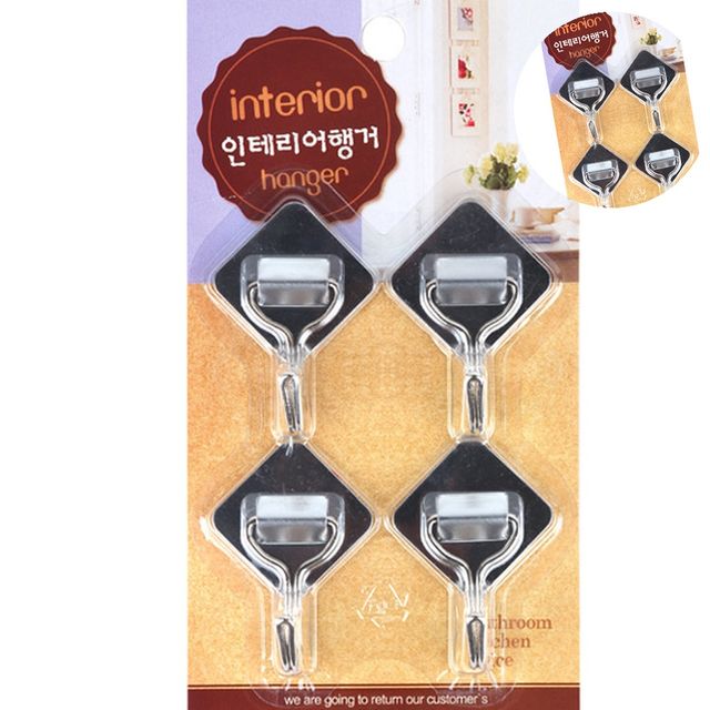 가위걸이 벽고리 스텐 마름모 행거