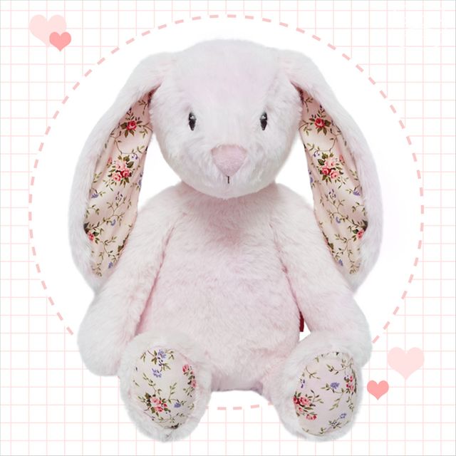 베이비러브 핑크 토끼 40cm - 큰 사이즈 애착인형