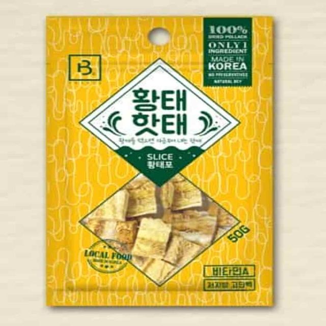 간식 황태포 50g 강아지몸보신 애완동물간식 애견황태 단백질스낵