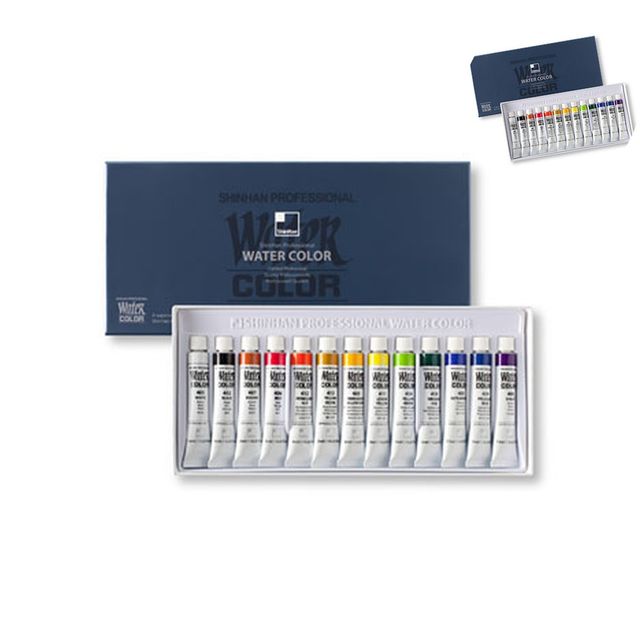 수채물감세트 수채화준비물 수채물감 13색 7.5ml