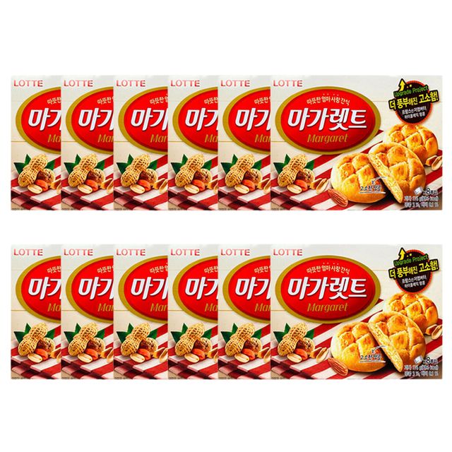 롯데 마가렛트 오리지널 176g 12개 1Box 과자 간식
