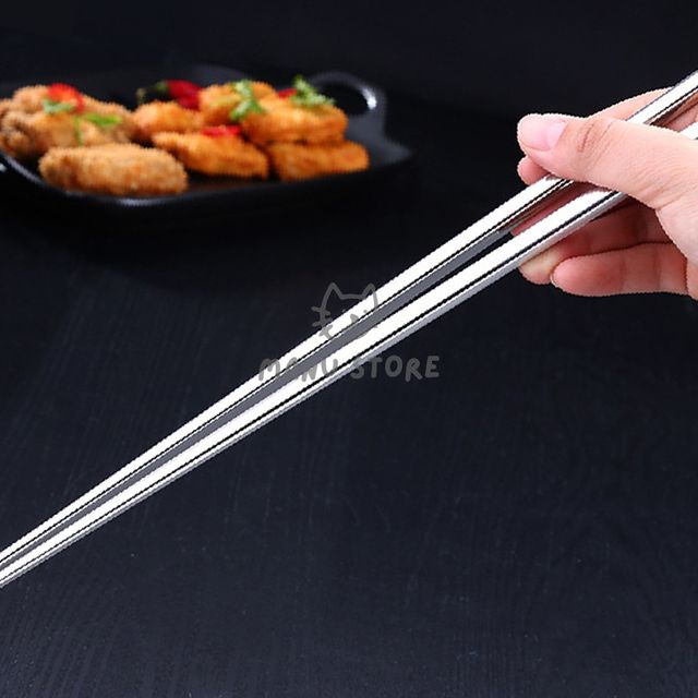 스텐젓가락 주방도구 진공 스텐 튀김젓가락 36cm 사각