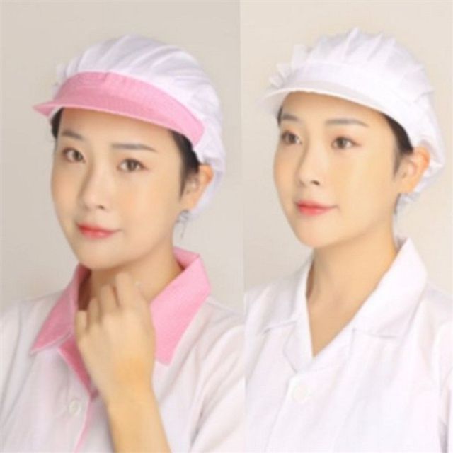 주방 위생 모자 식품 조리모 모자 통기성 망사 요리사 급식 천조리