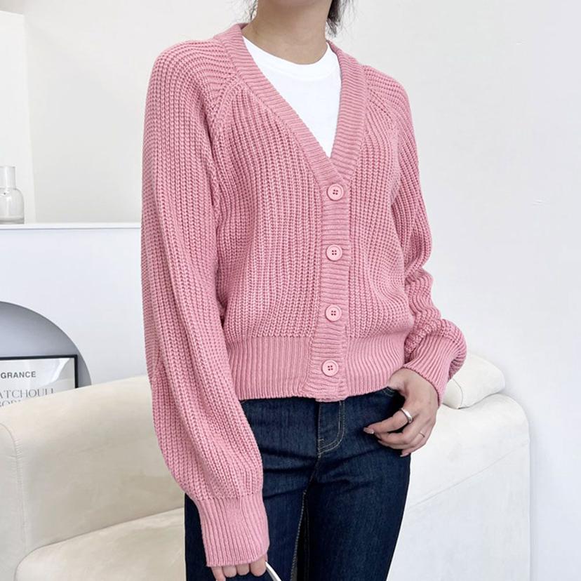 여자 데일리 하찌 니트 가디건 봄 가을 겨울용