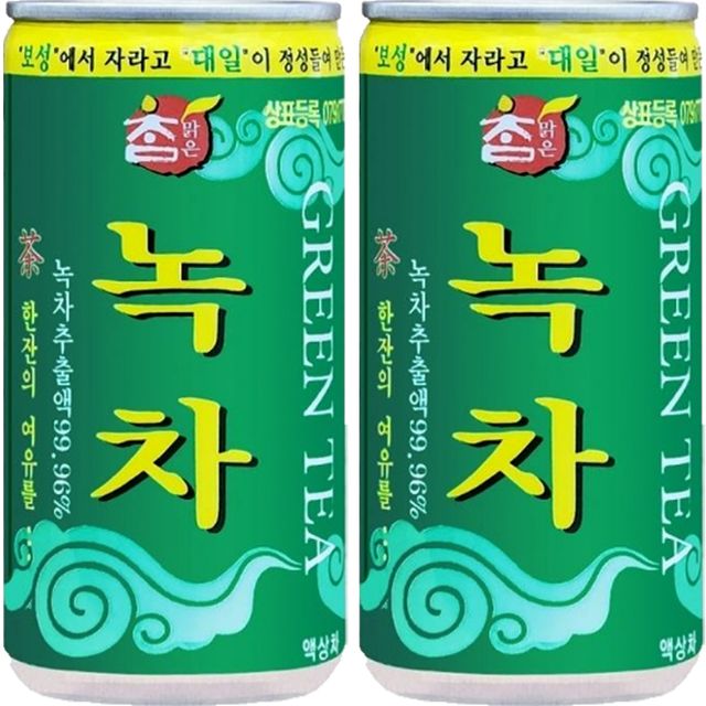 대일 참맑은 녹차 주스 175ml 60캔, 깔끔한 차 맛