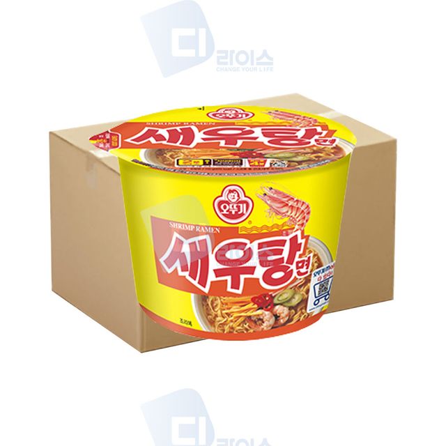 오뚜기 새우탕면 12개, 컵라면 면류 간편식