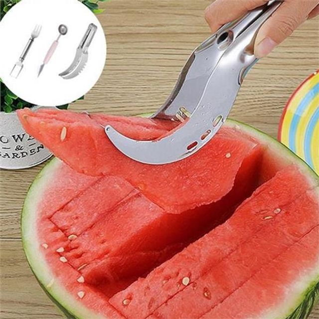 스테인리스 수박 슬라이서 과일 커팅기 간편 용품