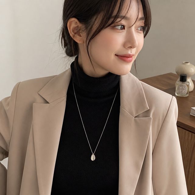 074 물방울 펜던트 목걸이 여자 주얼리 선물 네크리스 귀걸이