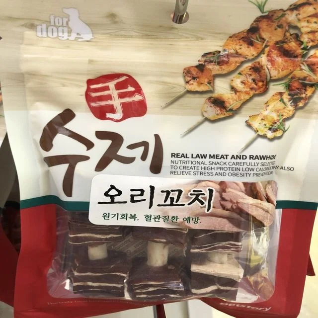 펫스토리 반려견 오리꼬치 수제 간식 90g