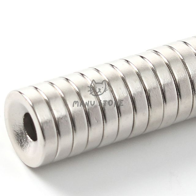 원형사라자석 강력자석 원형사라 자석 20개입 14.5x2.5mm 홀8 4